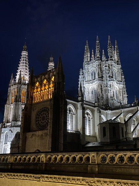 Entry image for Burgos Cathedral: light and dark. Clicking this image will show a larger photo