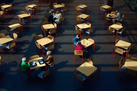 Entry image for Orderly Tables, Random Souls. Clicking this image will show a larger photo