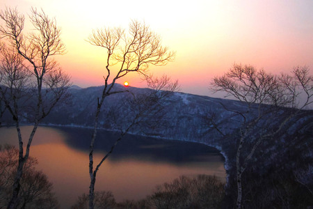 Entry image for Mountain Sunrise, Japan. Clicking this image will show a larger photo