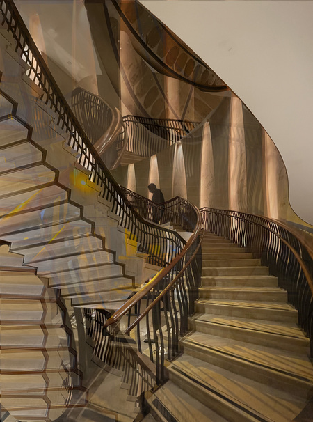 Entry image for Stairs at the W Hotel. Clicking this image will show a larger photo