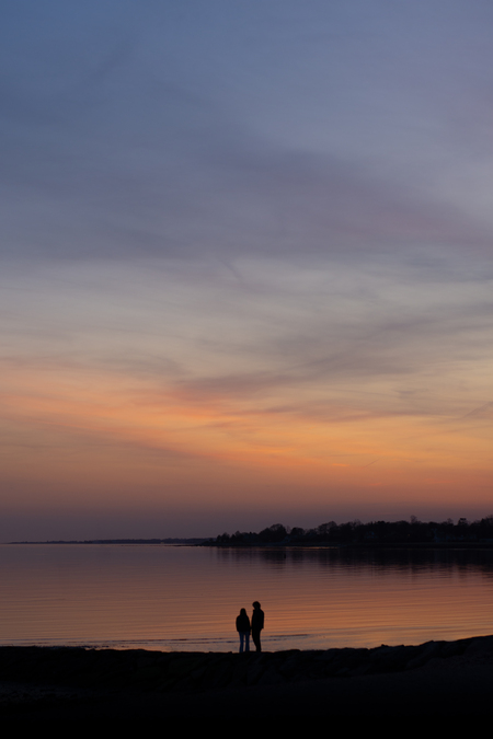 Last Light on Sasco Beach
