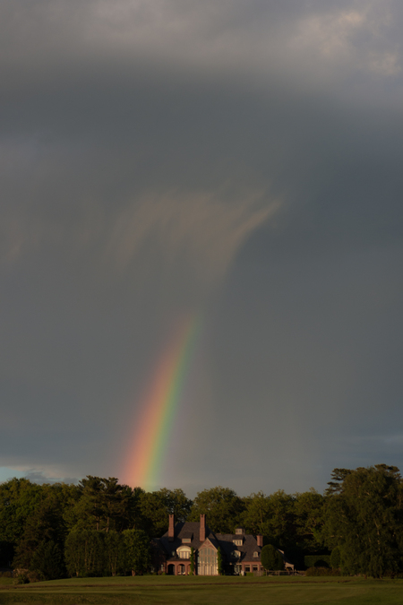 Unexpected Rainbow over Sasco Beach on Memorial Day