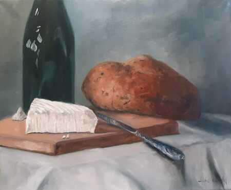 Still Life with Brie