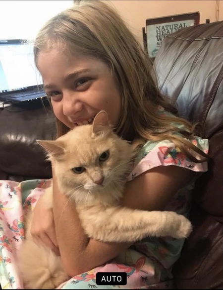 Kathleen and her Fluff