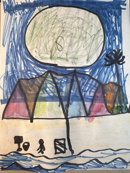 1. The Moonlit Beach