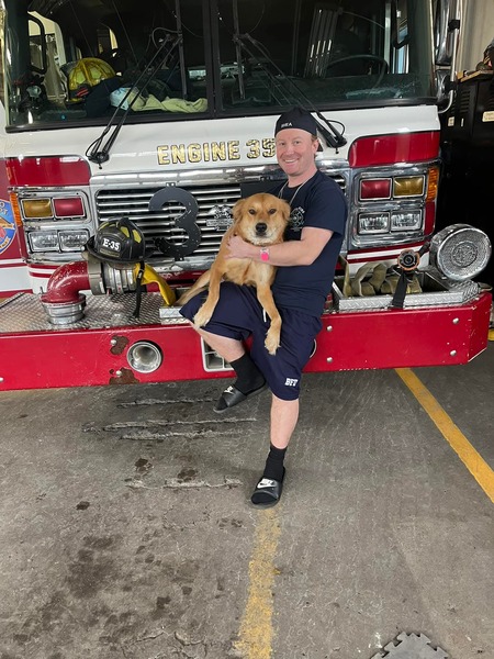 Firefighter Kevin Shea
