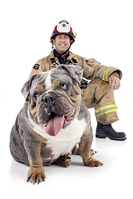 Captain "Brad" and "Katie Bug" Southern California Bulldog Rescue