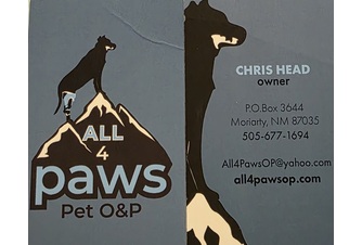 All 4 Paws Pet O&P