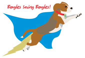 Logo for BREW Beagle Rescue 2026 Calendar Cover Dog Photo Contest