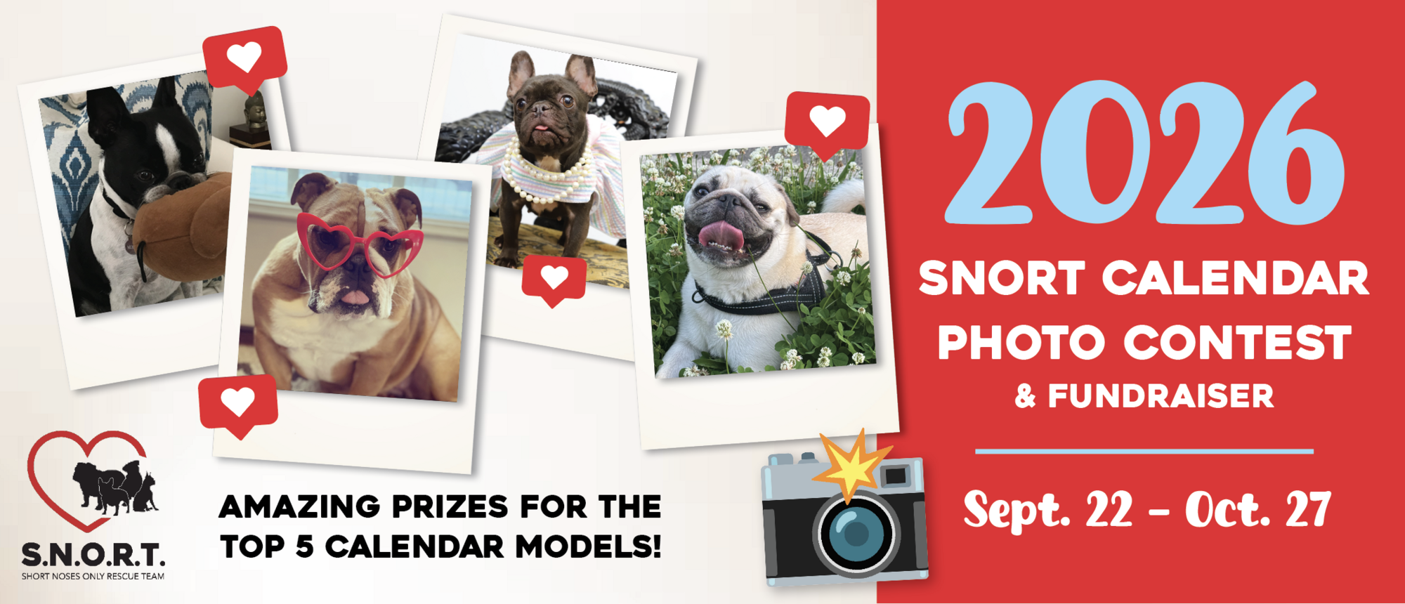 Banner for 2026 Calendar Photo Contest and Fundraiser