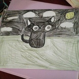 Entry image for Black cat of the night