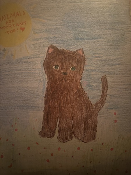 Cute kitty with animal are always important!!