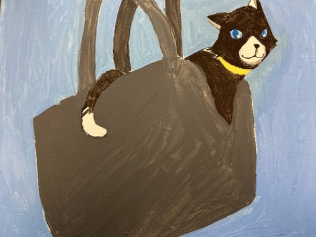 Entry image for Bag Kitty :). Clicking this image will show a larger photo