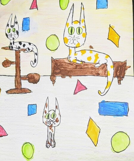 Entry image for THE CATS IN THE ROOM. Clicking this image will show a larger photo
