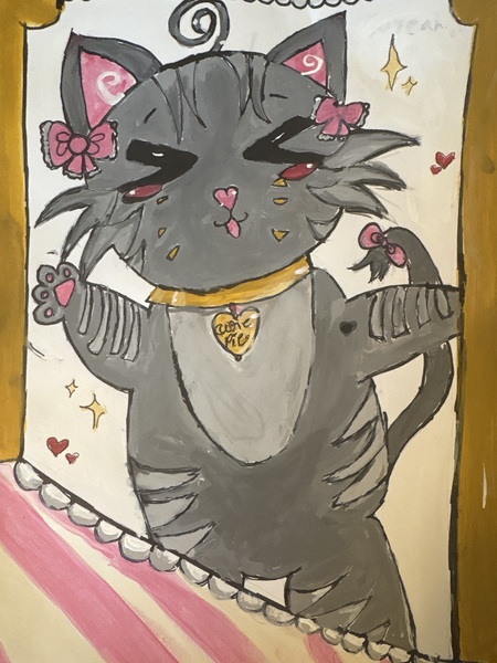 Entry image for Very epic cat🥹✌️. Clicking this image will show a larger photo