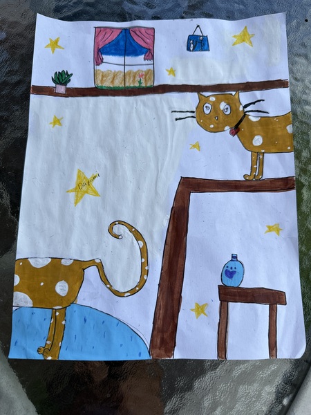 Entry image for Cat in the house . Clicking this image will show a larger photo