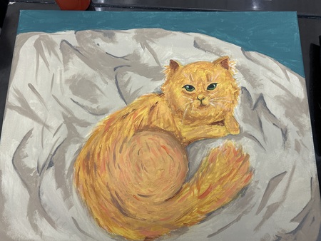 Entry image for Lazy cat. Clicking this image will show a larger photo