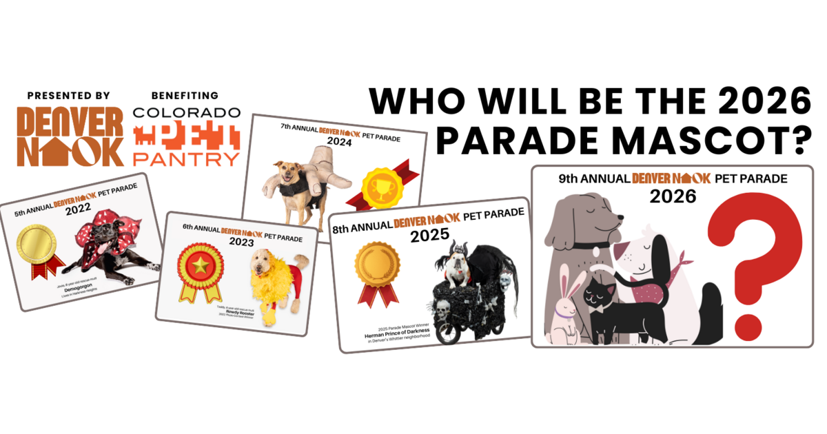 Colorado Pet Pantry Your Pet Could Be The 2026 Pet Parade Mascot BannerFB 22 
