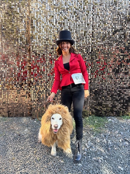 Entry image for Bodhi the ferooocious Lion & liontamer Chris. Clicking this image will show a larger photo