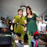 Entry image for Hopper (Captain Hook) and Jagger (Mr. Smee) with Peter Pan and Tinker Bell