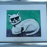 Entry image for Laurette Turner - Acrylic Painting - Cool Cat