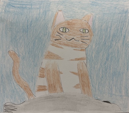 Entry image for James Applegate - Cat and Fish. Clicking this image will show a larger photo