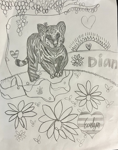Entry image for Evelyn Phillips - Dian the Tiger. Clicking this image will show a larger photo