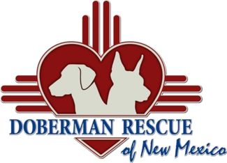 Logo for Doberman Rescue of New Mexico Calendar Photo Contest 2026
