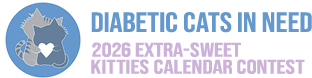 Logo for Diabetic Cats in Need 2026 Extra-Sweet Kitties Calendar Contest