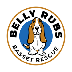 Logo for Belly Rubs Basset Rescue Calendar 2026: Dog Days