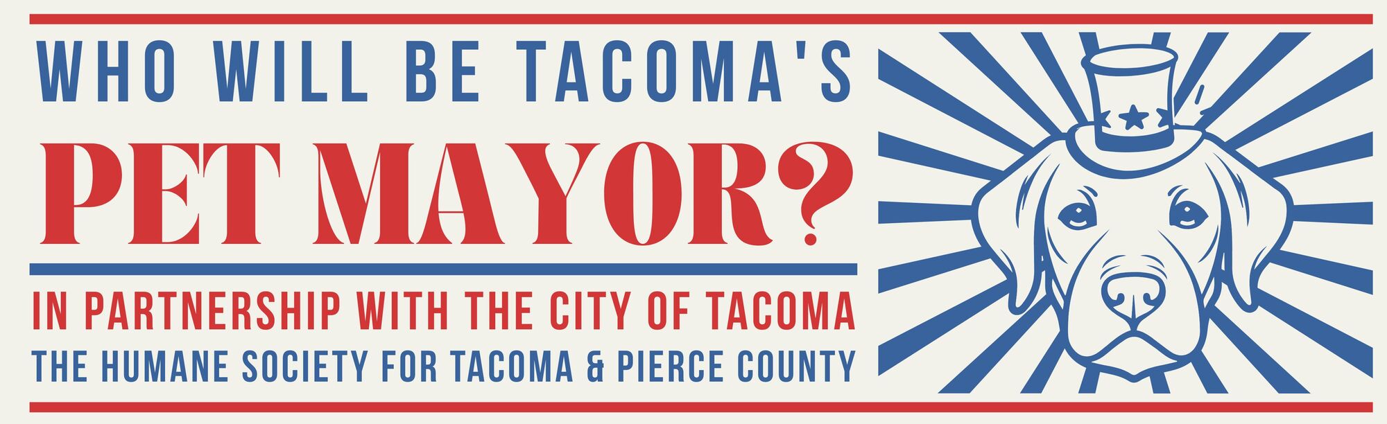 Banner for Pet Mayor For A Day