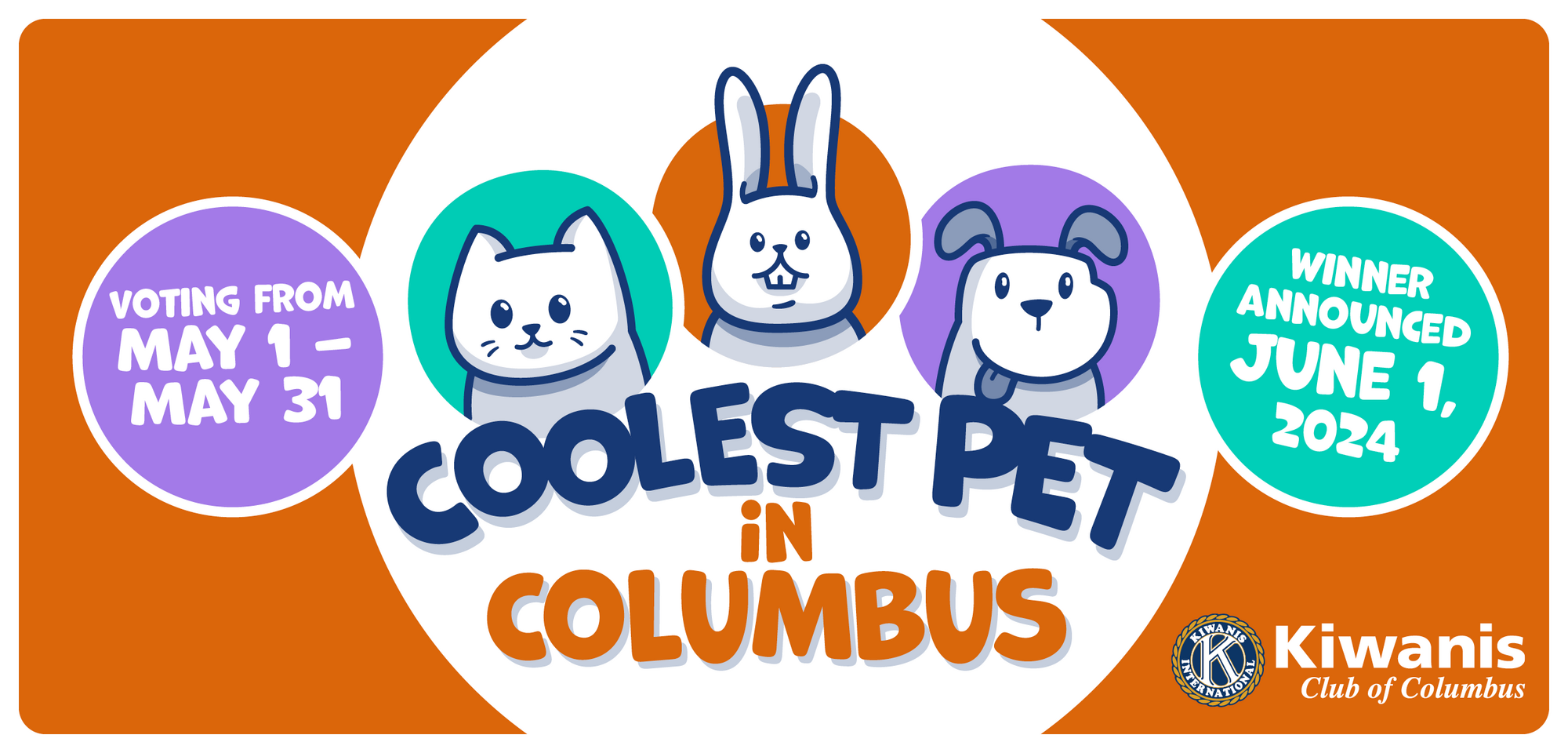 Banner for 2026 Coolest Pet in Columbus