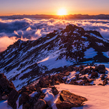 Entry image for Winter Sunrise on Mt. Massive