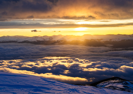 Entry image for Between the Clouds on Mt. Elbert. Clicking this image will show a larger photo