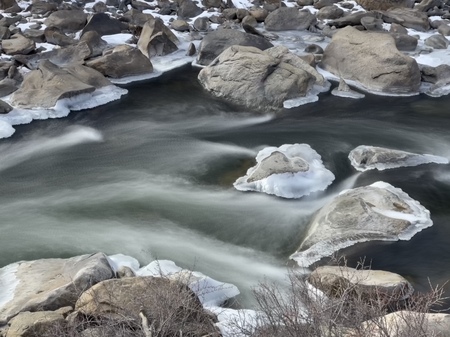 Entry image for Ark River Icey Abstration. Clicking this image will show a larger photo