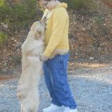 Entry image for Christopher & Mozart. Who doesn't love a hugs
