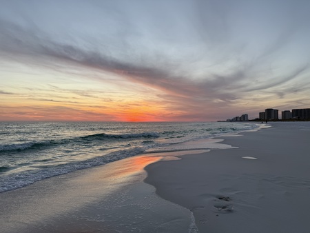 Entry image for Sugar beach sunset. Clicking this image will show a larger photo