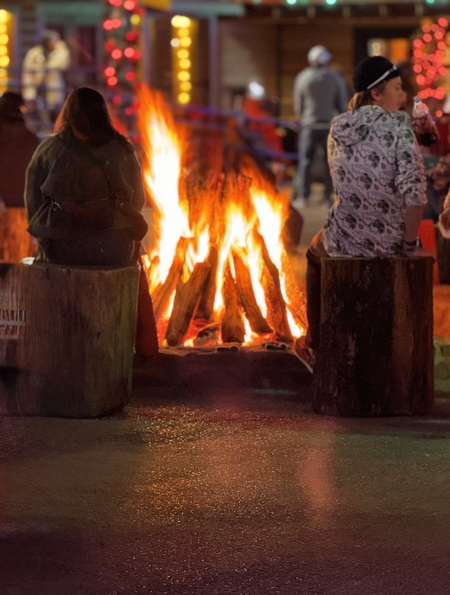 Entry image for Warm up by the fire. Clicking this image will show a larger photo