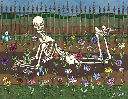 Entry image for Bones in Bloom. Clicking this image will show a larger photo