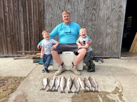 Entry image for Little Fishermen, Big Smiles. Clicking this image will show a larger photo