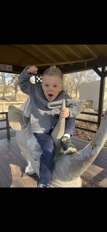 Entry image for Riding The Rhino!. Clicking this image will show a larger photo