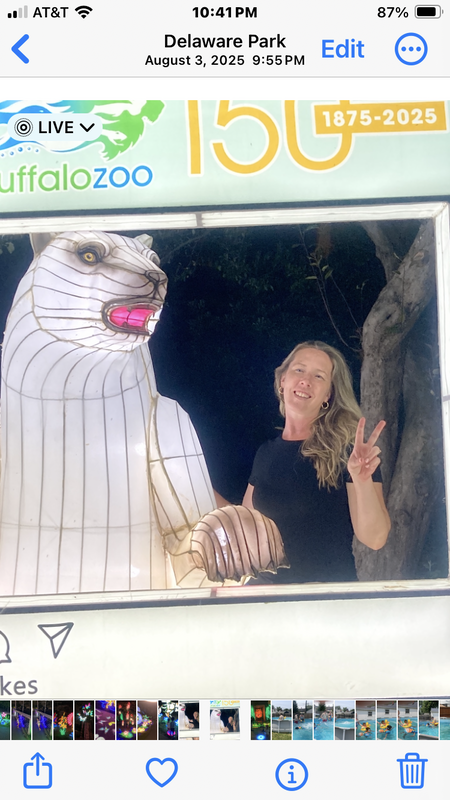 Entry image for Peaceful Night at the Zoo. Clicking this image will show a larger photo