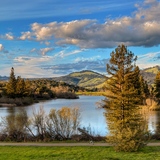 Entry image for Spring Lake after the rain is art