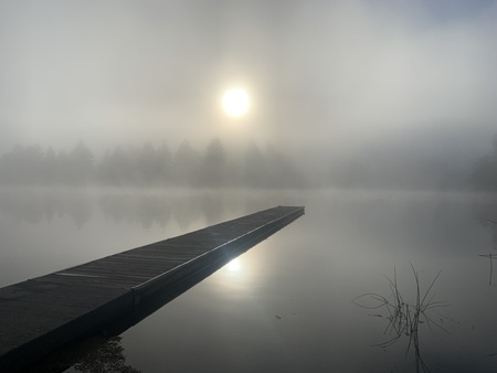 Entry image for Early Morning at the Spring Lake Dock. Clicking this image will show a larger photo