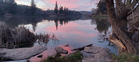 Entry image for Sunset on the lake. Clicking this image will show a larger photo