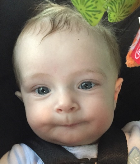 4 Month Old Fishy Face!
