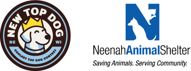 Logo for Neenah Animal Shelter's 2026 NEW Top Dog Contest