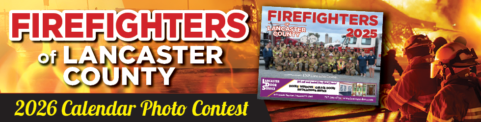 Banner for Firefighters of Lancaster County Calendar Contest