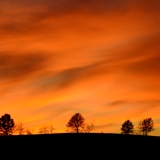 Entry image for November sunset from rte. 625 near Bowmansville