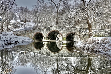 Entry image for Old Stone Bridge over Little Chiques Creek. Clicking this image will show a larger photo